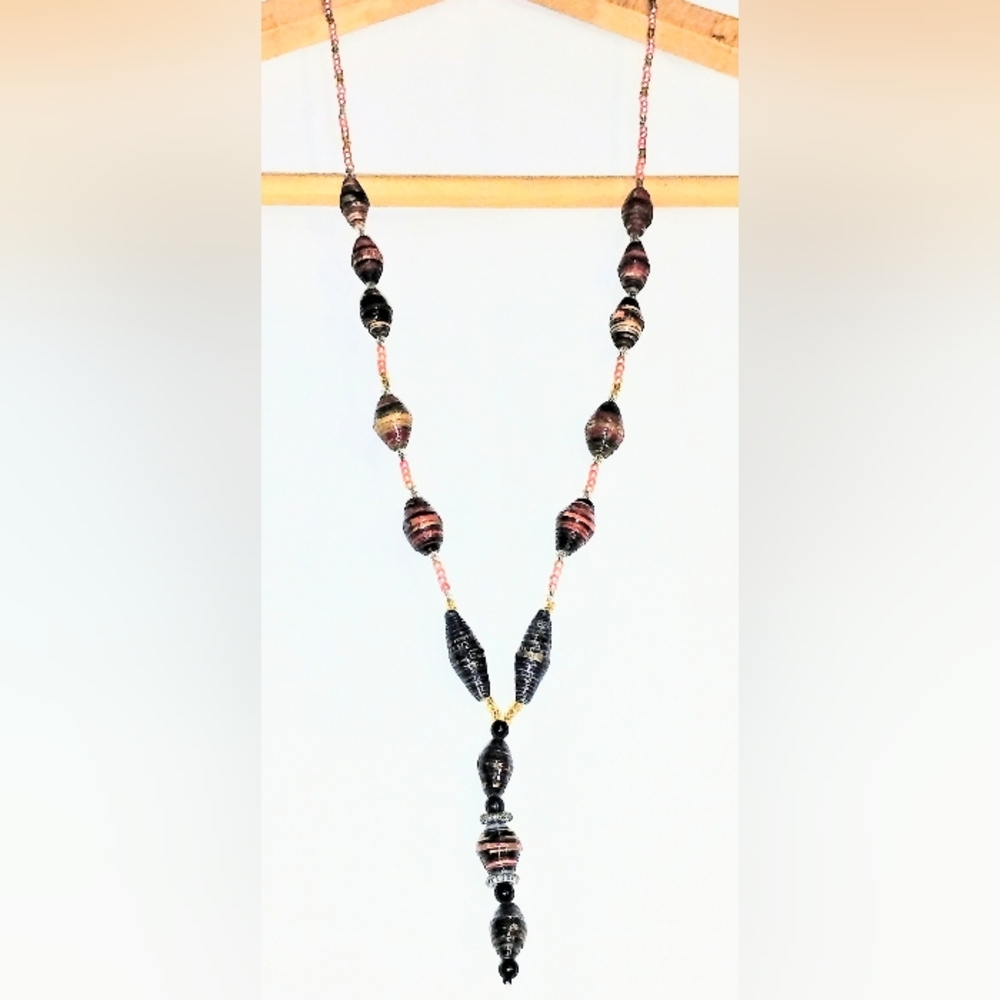 Paper Bead Necklace